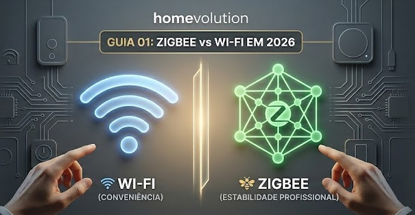 Zigbee vs Wi-Fi em 2026